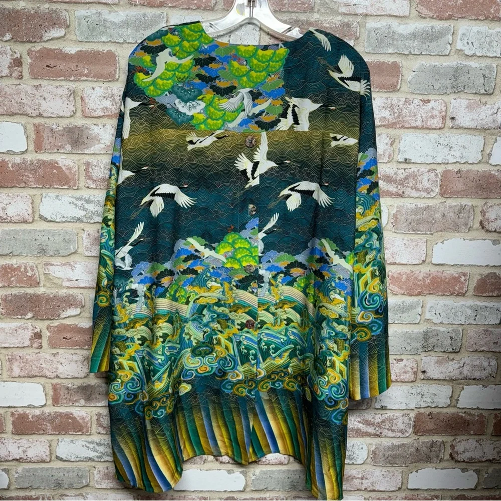 Citron Santa Monica Crane Colorful tunic - Picture 3 of 4